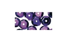 Wasbare pailletten cup vorm donker lila 6 mm 4000 stuks