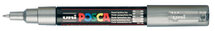 Krijtstift - Fineliner - Universele Marker - 26 Zilver - Uni Posca Marker - PC-1M - 0,7mm - 1 stuk