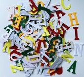 3D Eva Foam Stickers - Letters - Zelfklevend - Kleurrijk - 150 stukjes