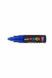 Krijtstift - Chalkmarker - Universele Marker - Uni Posca Marker - donkerblauw - PC-7M - 4,5mm - 5,5mm - Medium Punt - 1 stuk