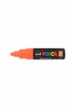 Krijtstift - Chalkmarker - Universele Marker - Uni Posca Marker - donker oranje - PC-7M - 4,5mm - 5,5mm - Medium Punt - 1 stuk