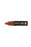 Krijtstift - Chalkmarker - Universele Marker - Uni Posca Marker - bruin - PC-7M - 4,5mm - 5,5mm - Medium Punt - 1 stuk