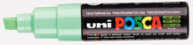 Krijtstift - Chalkmarker - Universele Marker - Uni Posca Marker - Lichtgroen - PC-8K - 8mm - Beitelpunt - Large - 1 stuk