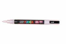 Krijtstift - Chalkmarker - Universele Marker - Uni Posca Marker - Roze Glitter - PC-3ML - 0,9mm - 1,3mm - 1 stuk