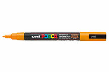Universele Stift - Oranje - Kleuren, Tekenen, Textiel, Papier, Keramiek - 1,5mm - Posca - 1 stuk