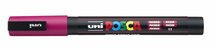 Krijtstift - Chalkmarker - Universele Marker - Uni Posca Marker - Roze - 11 fuchsia - PC-3M - 0,9mm - 1,3mm - 1 stuk