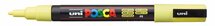 Krijtstift - Chalkmarker - Universele Marker - Uni Posca Marker - P2 zonnegeel - PC-3M - 0,9mm - 1,3mm - 1 stuk