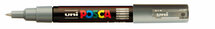 Krijtstift - Fineliner - Universele Marker - 37 Grijs - Uni Posca Marker - PC-1M - 0,7mm - 1 stuk