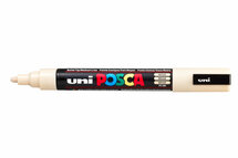Posca Marker - Universele Stift - Beige - Papier, Karton, Metaal, Hout, Plastic, Keramiek - Lijndikte 2,5mm - Posca - 1 stuk
