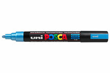 Posca Marker - Universele Stift - Paintmarker - Metallic Blauw - PC-5M - Lijndikte 1,8-2,5mm - Posca - 1 stuk