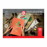 Talens Toned Color Mix 180 Grams - A3 Tekenpapier - Hobbykarton - Stevig Papier - A3 Papier 180 grams - Knutselpapier Knutselkarton - Diverse Kleuren - 29,7x42 cm - Talens