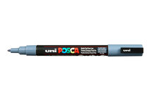 Krijtstift - Chalkmarker - Universele Marker - Uni Posca Marker - 61 lei grijs - PC-3M - 0,9mm - 1,3mm - 1 stuk