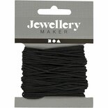 Nylon Macramekoord - Zwart Creatief Knoopkoord - DIY Macrame Hobby Accessoire - Geschikt Voor Armbanden, Sieraden & Decoratie - Stevig & Duurzaam - Lengte 8 meter - Dikte 2 mm