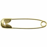 Gouden Veiligheidsspelden - Kleine Stevige Spelden - Handig voor Textiel, Naaiwerk & Knutselen - Kwalitatieve Metaalafwerking - 22 mm - 100 Stuks