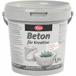 Hobbybeton - DIY Beton Voor Creatieve Projecten - Grijs Beton - Hobby Knutselmateriaal - Beton Voor Decoratie - Hobby Decoratief Beton - Gewicht 1500gr