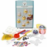 Pasen Vrienden Set - DIY Kuikens Maken - Creatieve Materialenset - Inclusief Instructie - 1 Set