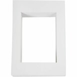 Passepartout lijsten, wit, afm 19,8x28 cm, 500 gr, 100 stuk/ 1 doos