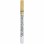 Permanent Marker - Deco Stift - Goud - DIY Markeren - Creatieve Hobby Stift - Metallic Marker - Voor Papier, Karton - Lijndikte 0,8mm - DecoColorXF - 1 Stuk