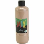 Plakkaatverf Schjerning - Zandkleurig - Ready Mix - 500 ml - Milieuvriendelijk - Waterbasis - Uitstekende Dekking - Geschikt voor Papier, Karton en Hout - Droogt Snel en Gemakkelijk Verwerkbaar