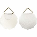 Schilderijhanger - Ophanghaak Muurbeugel - Fotolijsthanger - Ophangsysteem - Beugel D: 30mm - 100 Stuks