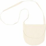 Schoudertas - Natuurlijke Katoenen Tas - DIY Projecten - Ideaal Voor Versieren - Bedrukbare Tas - Creatieve Stoffen - DIY Mode - Formaat 15x14 cm - Gewicht 110gr - 1 Stuk