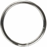 Sleutelhangers, d 15 mm, 10 stuk
