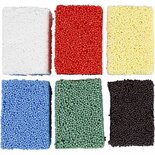 Soft Foam - Standaard Kleuren Niet Drogend Foam - DIY Kleien En Spelen - Inhoud 10 gram - Set van 6 stuks - Lichtgewicht Foam - Knutselmateriaal - Creatief Spelen