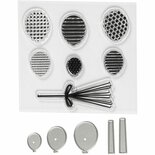 Stempels en Snijmallen - Ballon Thema - Scrapbooking Decoratie - DIY Knutselmallen - Kaarten Maken Gereedschap - Feestelijke Ballonnen - Afmetingen 3-7,5 cm - 1 Doos