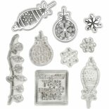 Stempels en Snijmallen - Kerstmis Thema - DIY Scrapbooking & Knutselset - Hobby Stempels & Snijmallen Voor Feestelijke Kaarten Maken - Set van 1 Stuk