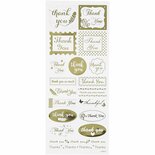 Stickers Goud - Advent Cijfers Stickers - Zelfklevende Getallen Stickervellen - DIY Plakstickers - Kaarten Maken & Scrapbooking - 10x23 cm