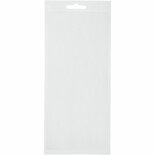 Stickers Wit Randen - Stickervel Met Decoratieve Randen - Zelfklevende Plakstickers Voor Feestelijke Kaarten & DIY Projecten - 10x23 cm - 1 Vel