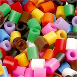 Strijkkralen - Nabbi Kralen - DIY Knutselset Voor Onderplaten & Sieraden - Standaardkleuren - Medium Formaat - Afm 5x5mm - Gatgrootte 2,5 mm - 20000 Stuks