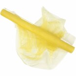Cadeaupapier - Geel Polyester Cadeaupapier - DIY Cadeaupapier - Feestelijke Inpakpapier - Waterafstotend - Breedte 500 mm - Lengte 5 meter - 1 stuk