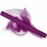 Tule - Paarse Creatieve Stof - DIY Bruiloft Decoraties - Feest- en Geschenkverpakkingen - Knutselstof - Hobby Decoraties - Breedte 50 cm - Lengte 5 meter - 1 rol