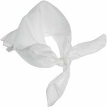 Zijden Sjaal - DIY Zijde Sjaal Voor Verven En Nuno Vilten - Afmeting 55x55 cm, 22 g/m2 - 1 Stuk