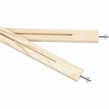 Zijden Voor Multiframe - DIY Grenenhout Zijden - Voor Inlijsten en Kunstprojecten - Creatieve Lijstzijden - Formaat 120cm - Set van 2 Stuks