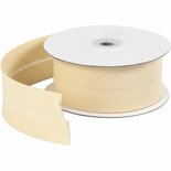 Bias Band - Naturel - Afwerkband - Katoenen Biasband - Stevig & Duurzaam - Breedte 36 mm - Lengte 10 m - 1 Rol