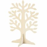 Houten Boom - DIY Boom Decoratie - Groot Formaat - Houtbewerking & Interieur - Geschikt voor Knutselprojecten - Afmeting: 30x21,5 cm - 1 Stuk