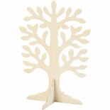 Houten Boom Voor DIY – Triplex Houten Boom – DIY Houten Decoratie – Knutselboom Van Hout – Houten Figuren Voor Decoratie – 30x21,5 cm - 10 Stuks