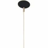 Krijtbordje Op Stok - Ovaal Krijtbord Hout - Zwart Krijtbord voor Knutselen - DIY Houten Bordje - 7,3x5 cm - 5 Stuks