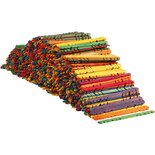 Houten Stokken - Constructie Stokjes - DIY Houten Stokjes - Diverse Kleuren - Diameter 10 mm - Lengte 11,4 cm - Set van 1000 Stuks