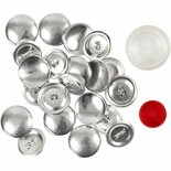DIY Knopen - Bekleedbare Knopen Voor DIY Mode - Creatieve Hobby Knopen - Zelf Maken Accessoires - Set van 12 stuks - Handwerk Knopen - Stofknopen - Naaibenodigdheden