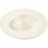 Witte Eierdoppen - Porseleinen Eierdoppen - DIY Eierdopjes - Creatieve Tafel Decoratie - Servies Eierdoppen Set - Diameter 9,8 cm - 12 Stuks