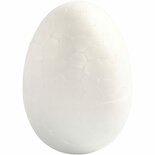 Eieren - Witte Styropor Eieren - Piepschuim Eieren - Polystyreen Knutsel Eieren - DIY Paasdecoratie - Paaseieren Versieren - Hobby Eieren - Knutselen Met Eieren - 4,8 cm - 100 Stuks