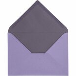 Enveloppen - Donkerpaars/Paarse Enveloppen - Voor Kaarten en Creatieve Projecten - Afmeting: 11,5x16 cm - Gewicht: 100 gr - Set van 10 Stuks - 1 Doos