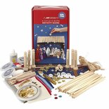 Knutselset - DIY Kerststal Set - Knutselen Met Silk Clay - Vilt En Creatieve Materialen - Handgemaakte Miniatuur Kerststal - Hobby Boetseer Set - DIY Kerstfiguren - Compleet Pakket - 1 Set