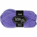Acrylgaren - Fantasia Garen - Paars Garen - Breigaren - Haakgaren - Handwerk Garen - Knutselgaren - Hoge kwaliteit 3-draads 100% acryl garen - Naald nr. 4,5 / 5 - 80 Mtr - 50 Gram - 1 Bol