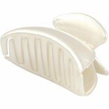 Haarkam - Parelmoer - Luxe Kunststof Kam - 90 mm x 45 mm - Perfect voor Haarstyling, DIY Haaraccessoires & Knutselprojecten - Geschikt voor Kralen & Strasdecoratie