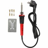 Houtbranden Set - Pyrografie Gereedschap Voor Hout, Leer & Kurk - Inclusief 6 Naalden Voor Gedetailleerde Werken - DIY Creatief Houtbranden - 30W - Max. 500°C - 1 Stuk