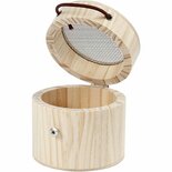 Insectenkooi - Mini Observatie Box - 7,5 cm Hoog - 8,3 cm Diameter - Gaasdeksel & Elastische Sluiting - Perfect voor Natuurstudie, Kinderen & Biologie Onderwijs